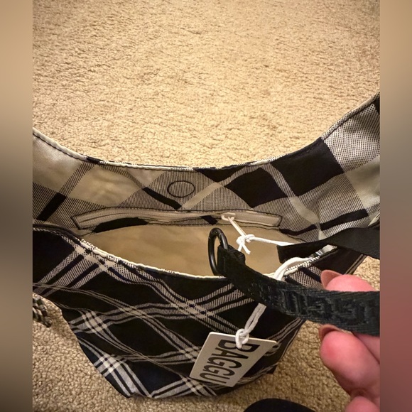 BAGGU Small Nylon Sling Mixed Plaid - Picture 6 of 6